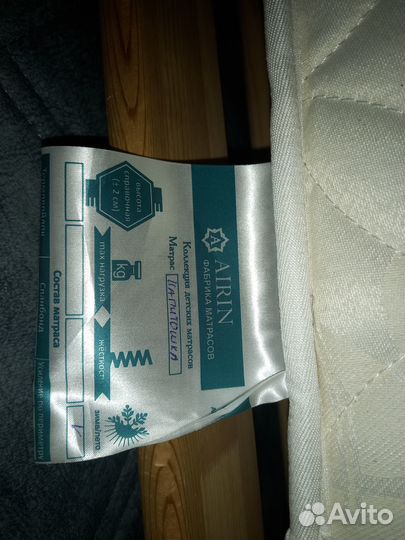 Детская кровать + матрас ортопедический