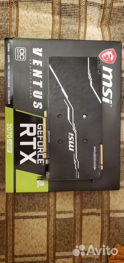 Msi nvidia geforce 2070 ventus super