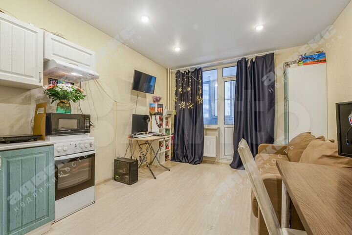 Квартира-студия, 21,6 м², 4/20 эт.