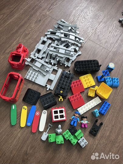 Lego duplo железная дорога 10874 и 10882