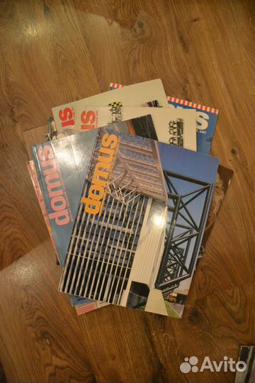 Итальянские журналы domus, винтаж (70-80гг)