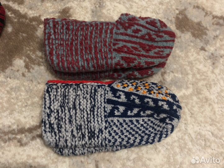 Вязаные носки