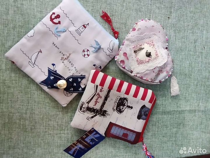 Косметички и картхолдеры ручная работа