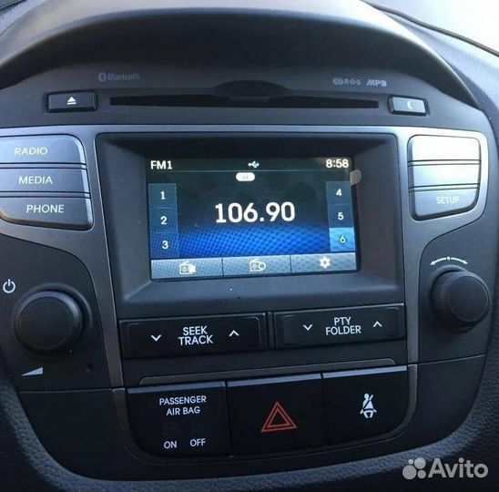 Магнитола штатная на ix35