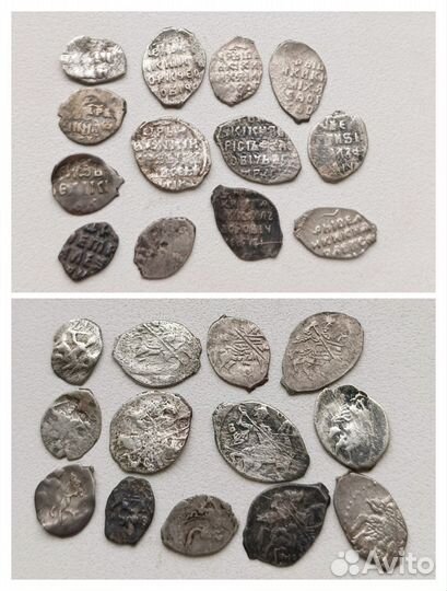 Набор чешуи (монеты 17-18 веков)