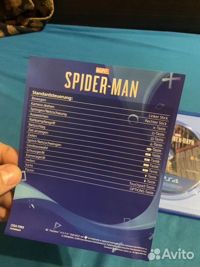 Игра на ps4 человек паук
