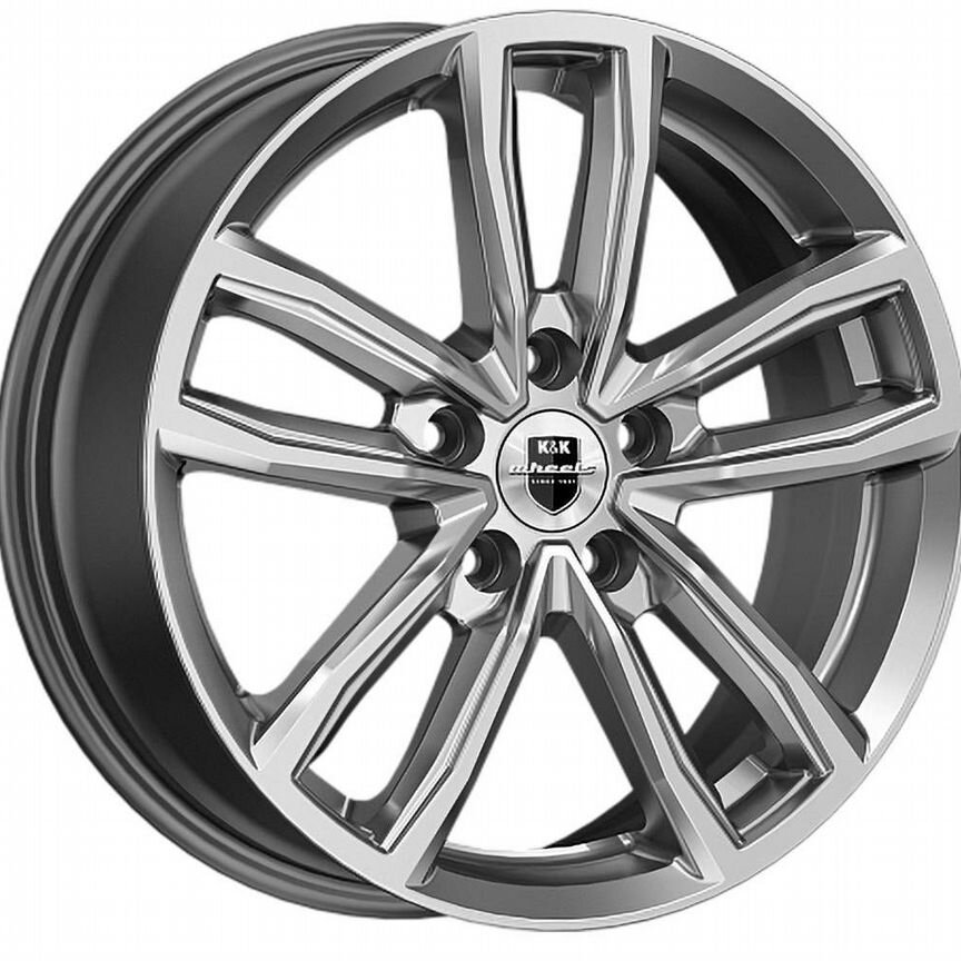 Диски K&K Каланг 6.5x17 5x139.7 ET40 D98 Дарк платинум