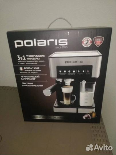 Кофеварка рожковая Polaris PCM 1541E