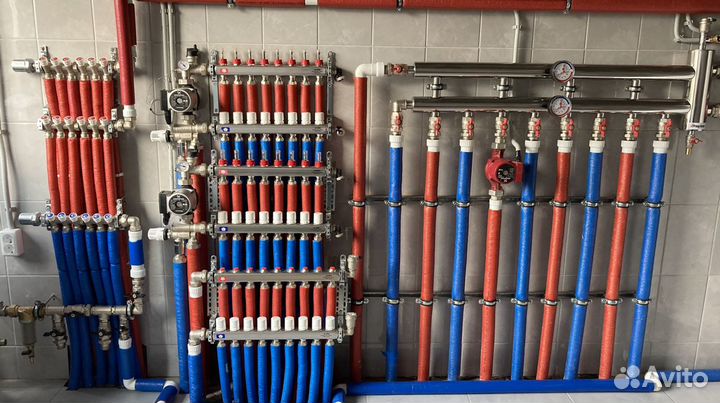 Монтаж Отопление. Теплый пол. Водоснабжение