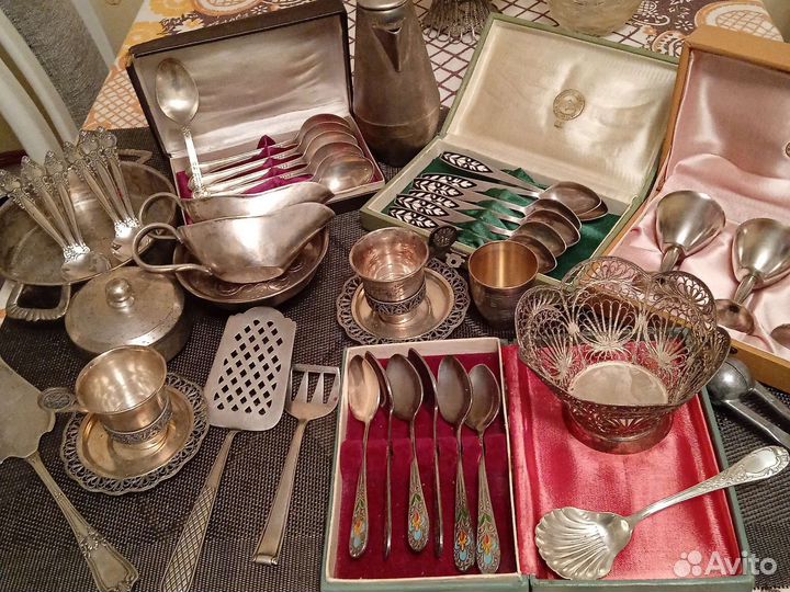 Мельхиоровая посуда