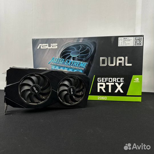 Видеокарта Asus Dual Rtx 2060 12gb