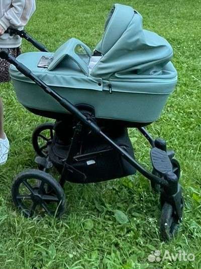 Коляска 2 в 1 эко кожа