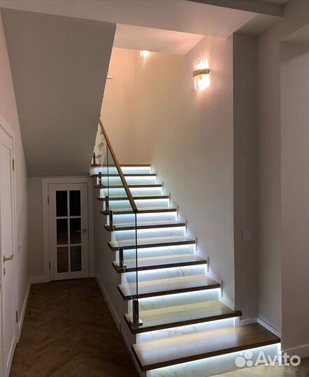 Лестница из дуба