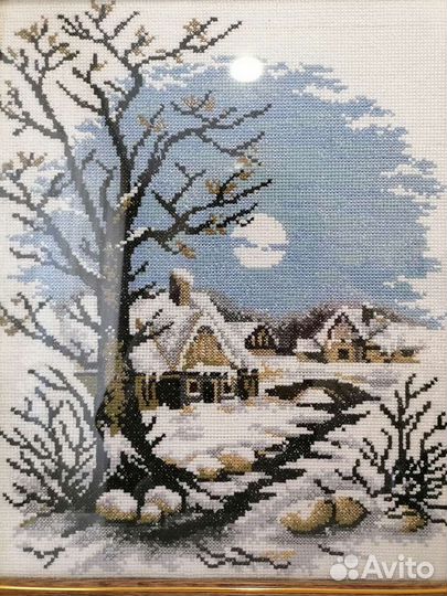 Вышивка крестом готовая работа