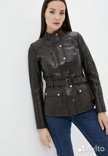 Куртка кожаная женская 42