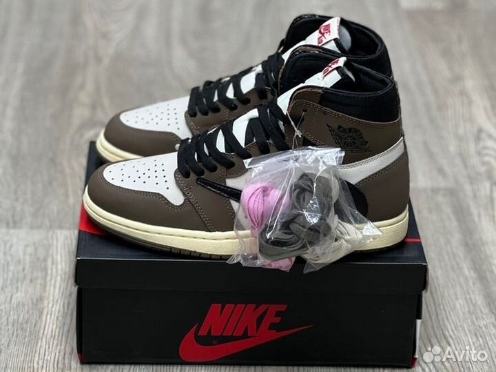 Кроссовки Air Jordan 1 Travis Scott Cactus Jack