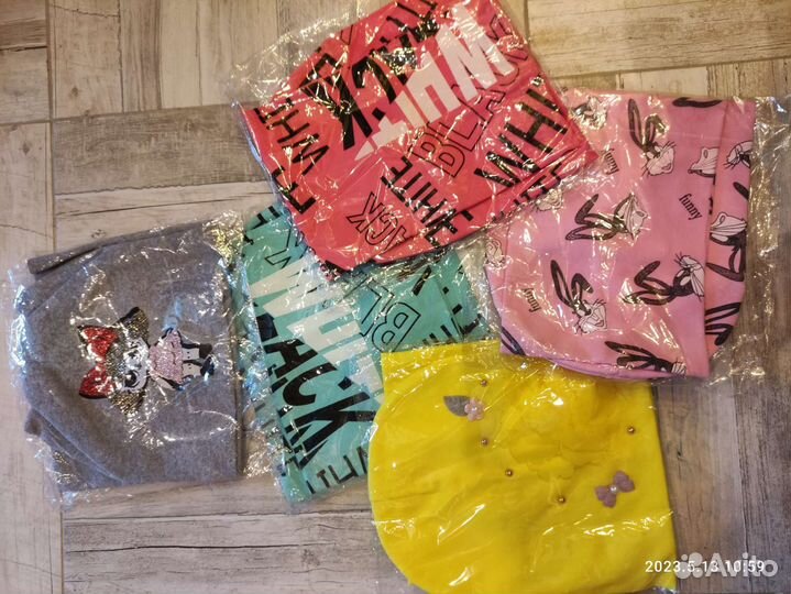 Шапка снуд комплект для девочки детское питание