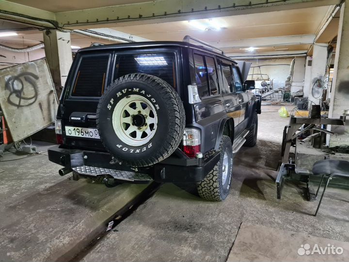 Силовой бампер Nissan Patrol/Safari Y60 (задний)