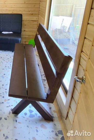 Скамья из дуба