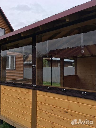 Мягкие окна для кафе летней веранды