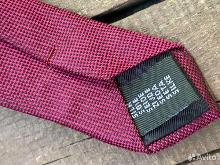 Галстук шелковый Yves Gerard винного цвета