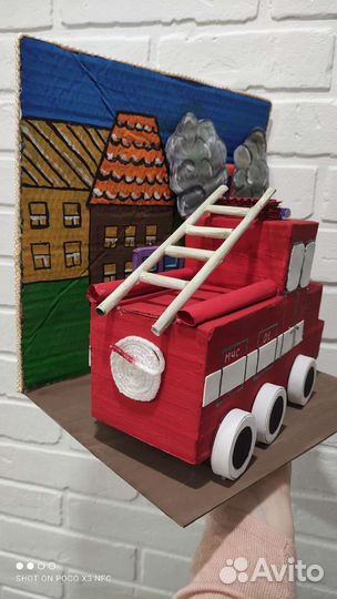 Макет. Пожарная машина