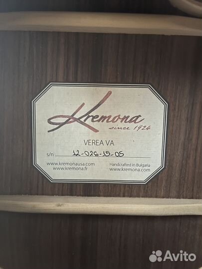 Электроакустическая гитара Kremona Verea-VA