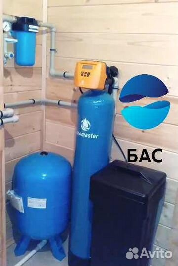 Система очистки воды от железа, марганца, жесткост