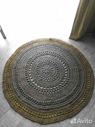 Ковёр из хлопковой пряжи ручной работы