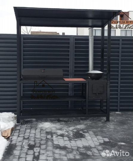 Мангал лофт