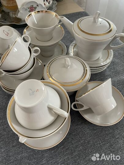 Чайные сервизы кузяево и дулево