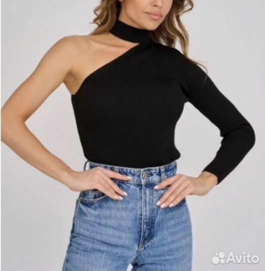 Лонгслив на одно плечо