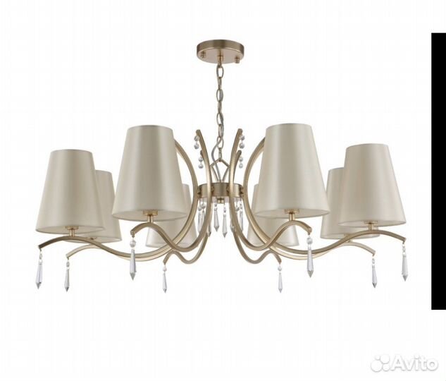 Люстра Crystal Lux renata SP8 gold