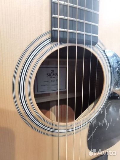 Акустическая Гитара Как Новая Sigma Dm-St+