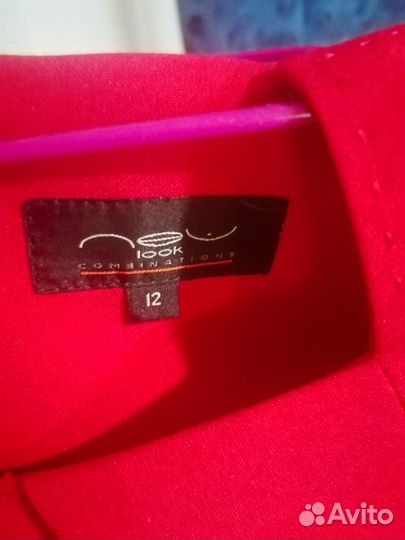 Платье женское красное 42 44
