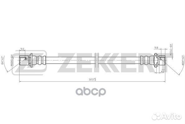 Шланг тормозной задний Toyota 4Runner (N210) 02