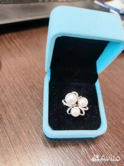 Кольцо серебряное