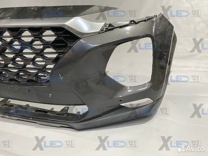 Передний бампер Santa Fe 4 2023 в полусборе