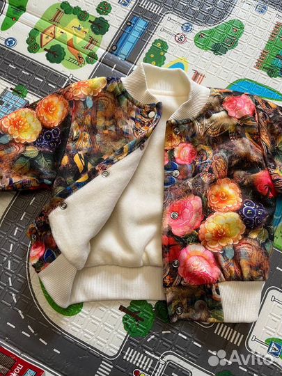 Бомбер для девочки