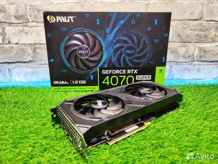 Видеокарта Palit GeForce RTX 4070 super Dual гаран