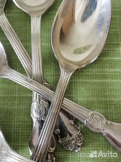 Ложки чайные мельхиоровые СССР