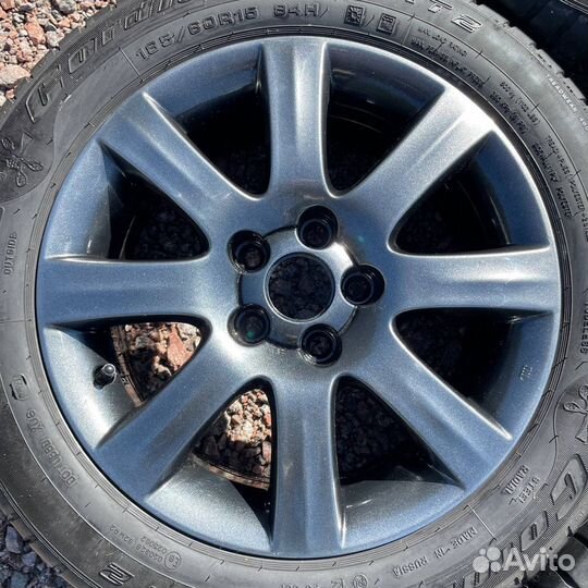 Оригинальные колеса polo, rapid r15