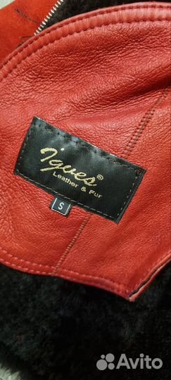 Дубленка натуральная женская короткая 40-42