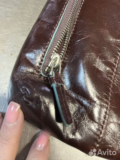 Мужская кожаная сумка через плечо