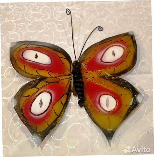 Бабочки для декора из металла