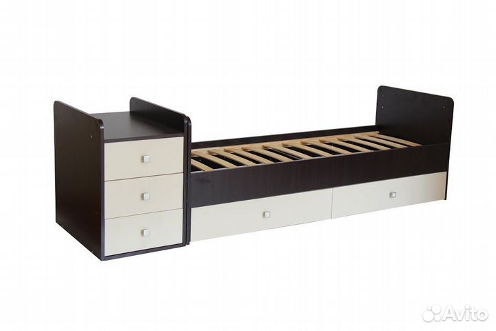 Детская кровать трансформер с маятником