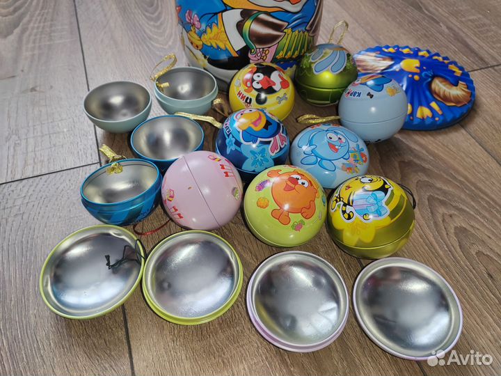 Ёлочные игрушки-шары Смешарики