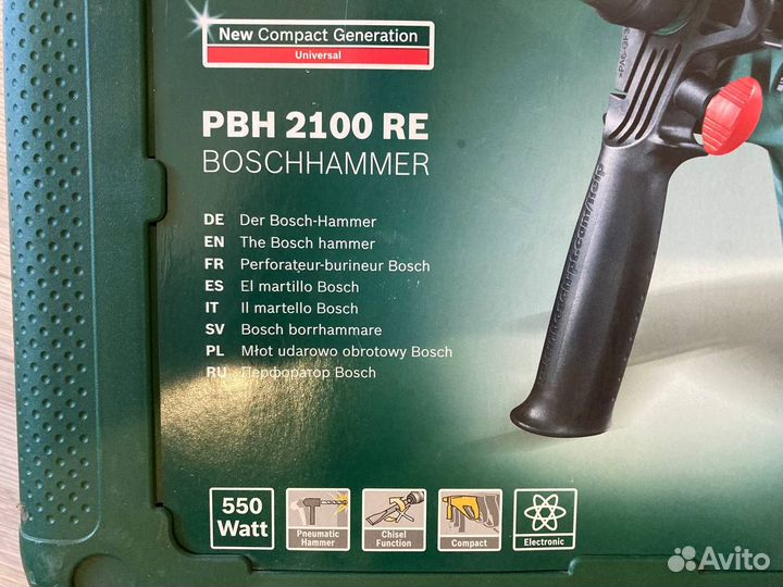 Перфоратор Bosch PBH 2100 RE