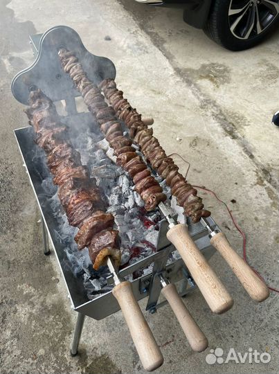 Мангал с электроприводом