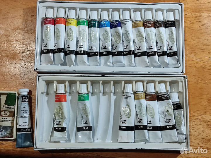 Акварель в тубах 12цветов по 12мл